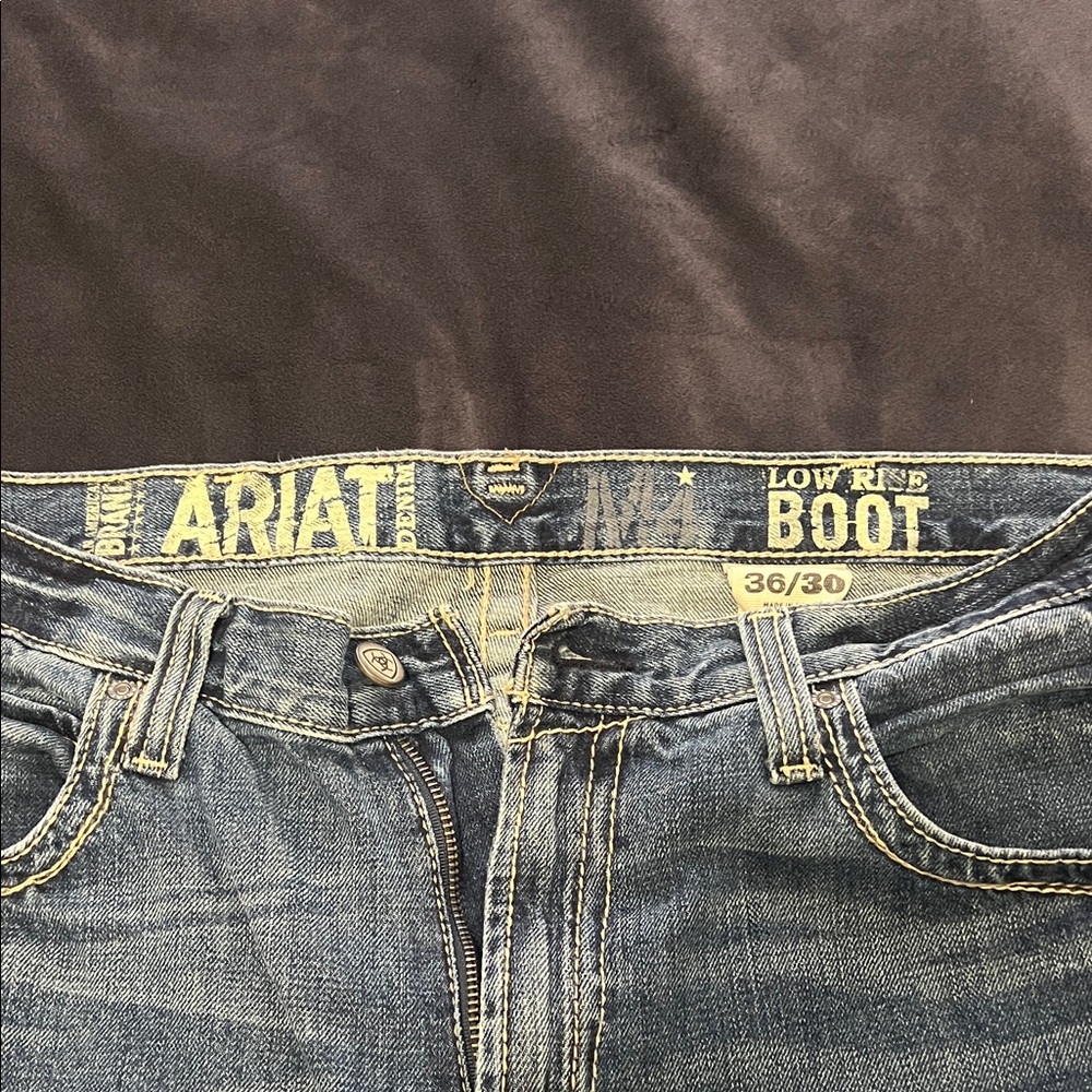 Ariat Men's Dark Blue Bootcut Jeans